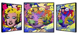 Pop Art Marilyn by Patrick Rubinstein - Kinetic Edition sized 27x27 inches. Available from Whitewall Galleries