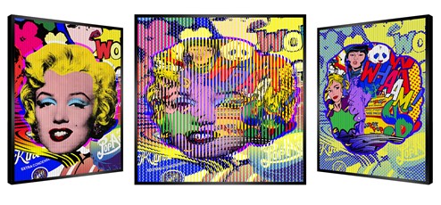 Pop Art Marilyn by Patrick Rubinstein - Kinetic Edition